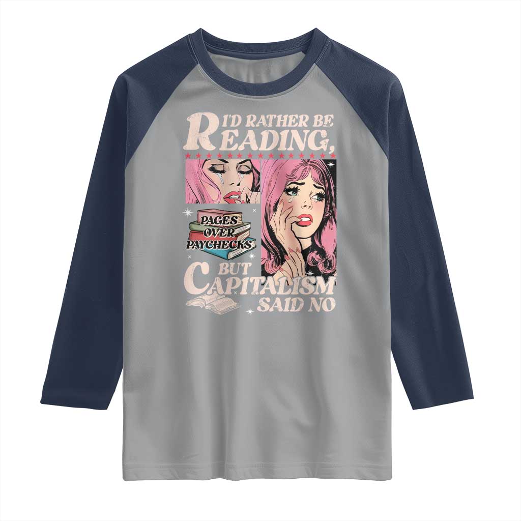 Funny Reading Raglan Shirt Hilarious Bookworm Book Lover Reader Gift TS10