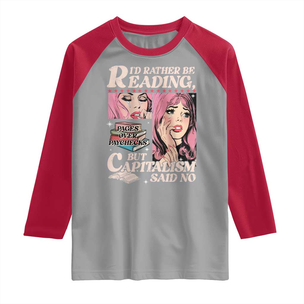 Funny Reading Raglan Shirt Hilarious Bookworm Book Lover Reader Gift TS10
