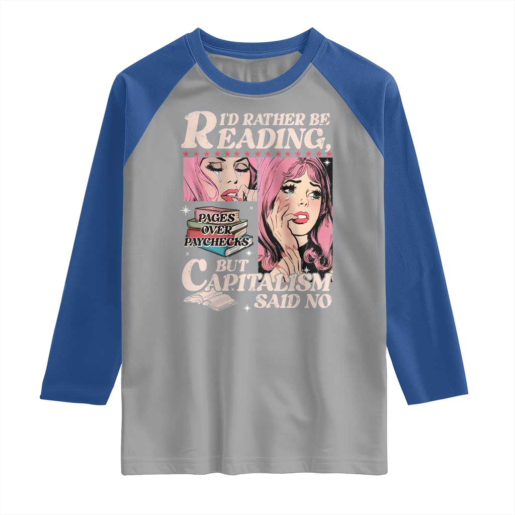Funny Reading Raglan Shirt Hilarious Bookworm Book Lover Reader Gift TS10