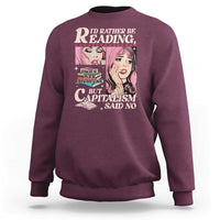 Funny Reading Sweatshirt Hilarious Bookworm Book Lover Reader Gift TS10