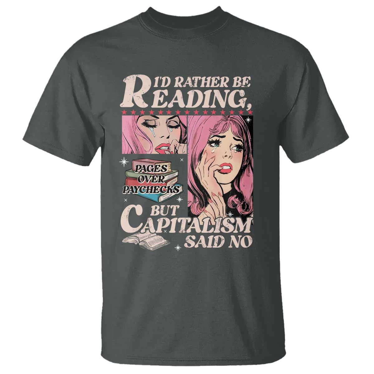 Funny Reading T Shirt Hilarious Bookworm Book Lover Reader Gift TS10