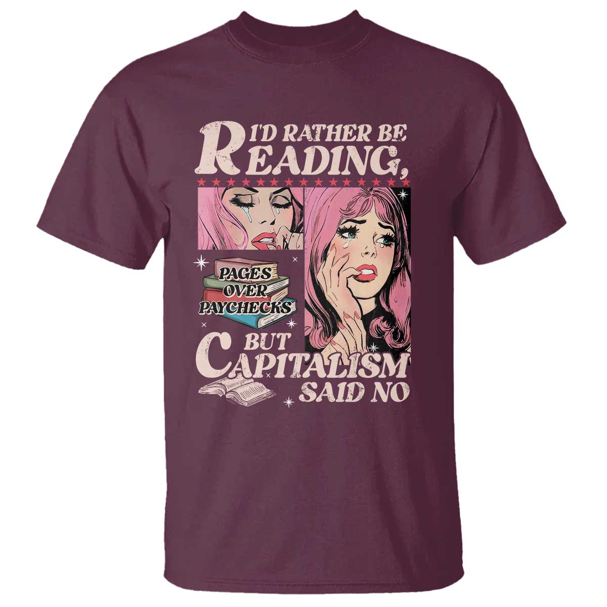 Funny Reading T Shirt Hilarious Bookworm Book Lover Reader Gift TS10