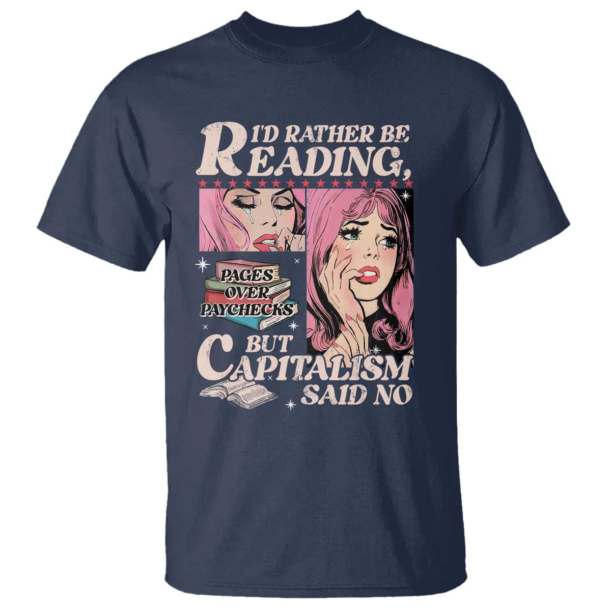 Funny Reading T Shirt Hilarious Bookworm Book Lover Reader Gift TS10