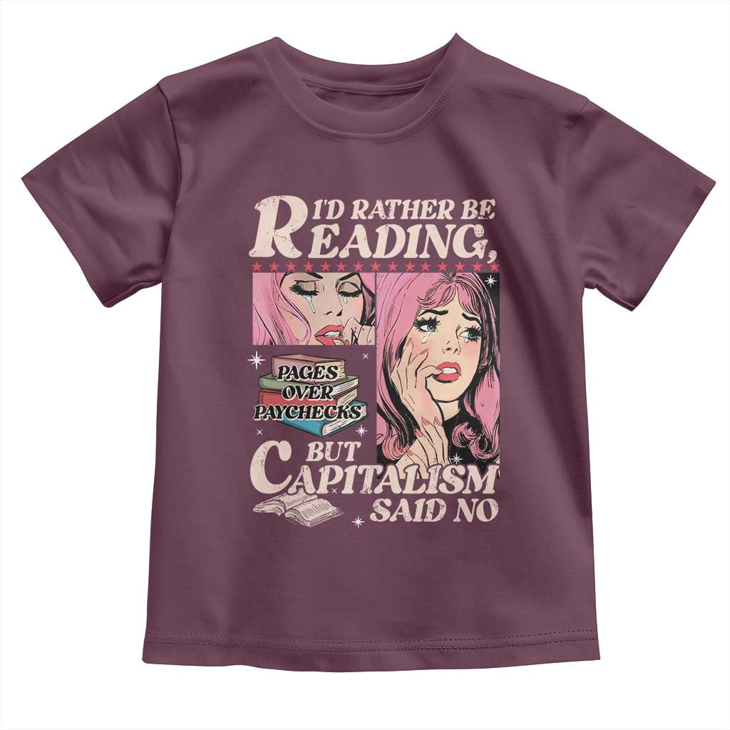 Funny Reading Toddler T Shirt Hilarious Bookworm Book Lover Reader Gift TS10