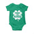 Funny St Patricks Day Baby Onesie Irish You Were Naked Vintage Clover Shamrock