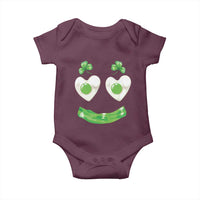 Funny Irish St Patricks Day Shamrock Baby Onesie Green Eggs Smile Brunch Breakfast