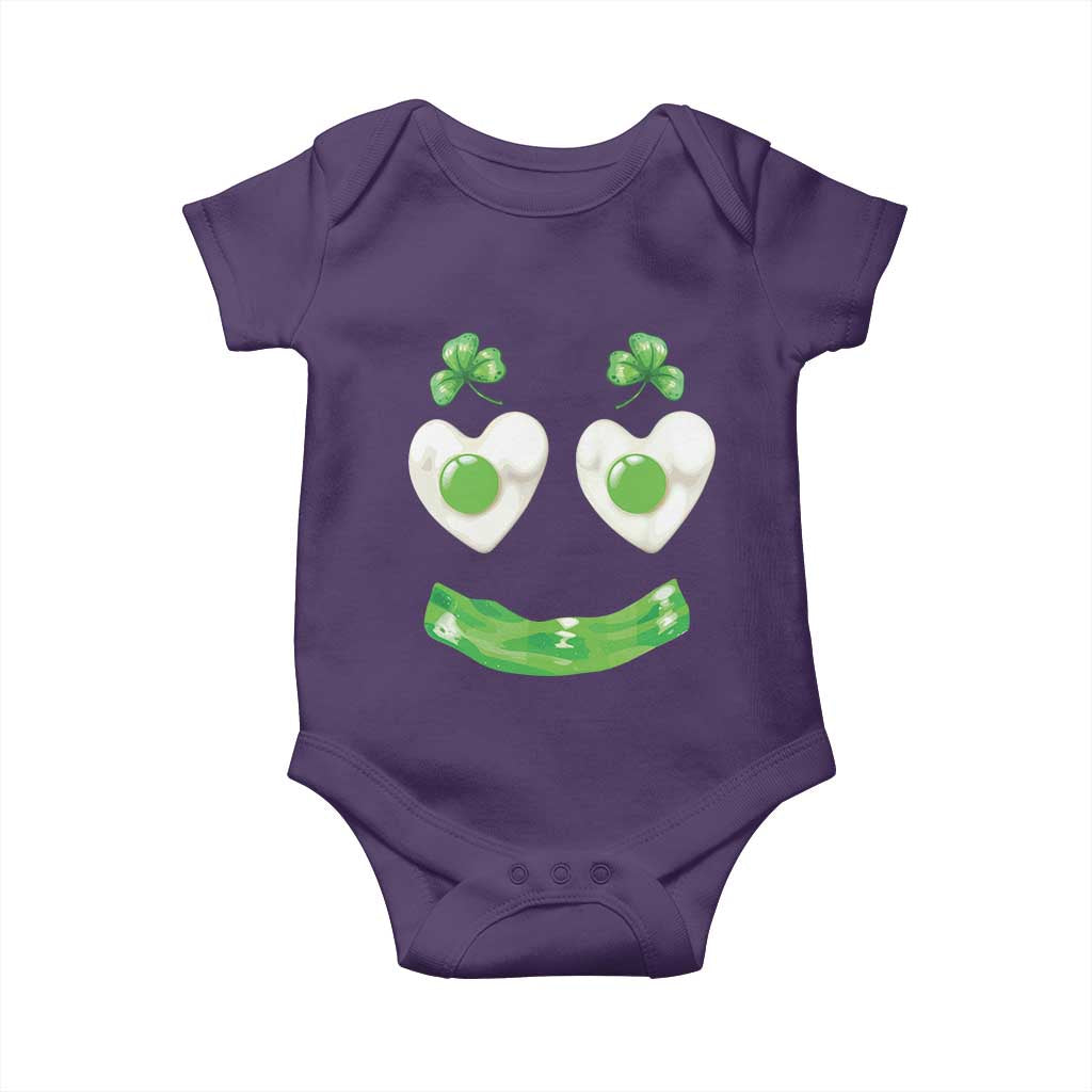 Funny Irish St Patricks Day Shamrock Baby Onesie Green Eggs Smile Brunch Breakfast