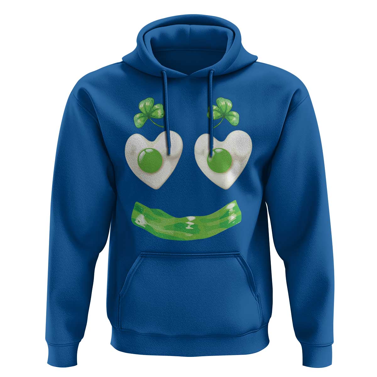 Funny Irish St Patricks Day Shamrock Hoodie Green Eggs Smile Brunch Breakfast