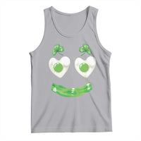 Funny Irish St Patricks Day Shamrock Tank Top Green Eggs Smile Brunch Breakfast