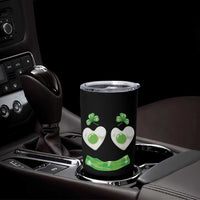 Funny Irish St Patricks Day Shamrock Tumbler Cup Green Eggs Smile Brunch Breakfast