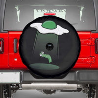 Funny Irish St Patricks Day Spare Tire Cover UFO Egg Bacon Abduction Funny