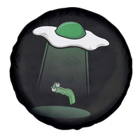Funny Irish St Patricks Day Spare Tire Cover UFO Egg Bacon Abduction Funny
