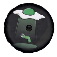 Funny Irish St Patricks Day Spare Tire Cover UFO Egg Bacon Abduction Funny