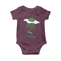 Funny Irish St Patricks Day Baby Onesie UFO Egg Bacon Abduction Funny
