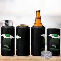 Funny Irish St Patricks Day 4 in 1 Can Cooler Tumbler UFO Egg Bacon Abduction Funny