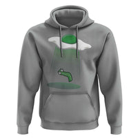 Funny Irish St Patricks Day Hoodie UFO Egg Bacon Abduction Funny