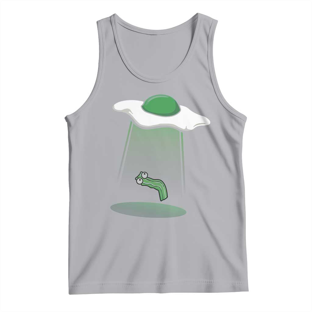 Funny Irish St Patricks Day Tank Top UFO Egg Bacon Abduction Funny
