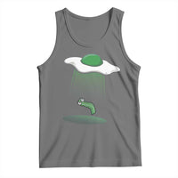 Funny Irish St Patricks Day Tank Top UFO Egg Bacon Abduction Funny