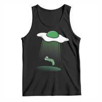Funny Irish St Patricks Day Tank Top UFO Egg Bacon Abduction Funny