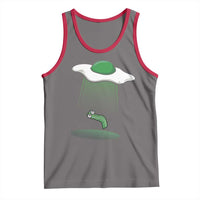 Funny Irish St Patricks Day Tank Top UFO Egg Bacon Abduction Funny