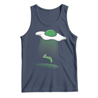 Funny Irish St Patricks Day Tank Top UFO Egg Bacon Abduction Funny