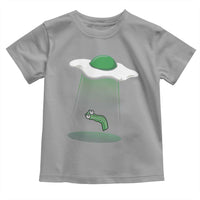 Funny Irish St Patricks Day Toddler T Shirt UFO Egg Bacon Abduction Funny