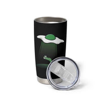 Funny Irish St Patricks Day Tumbler Cup UFO Egg Bacon Abduction Funny