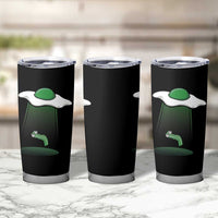 Funny Irish St Patricks Day Tumbler Cup UFO Egg Bacon Abduction Funny