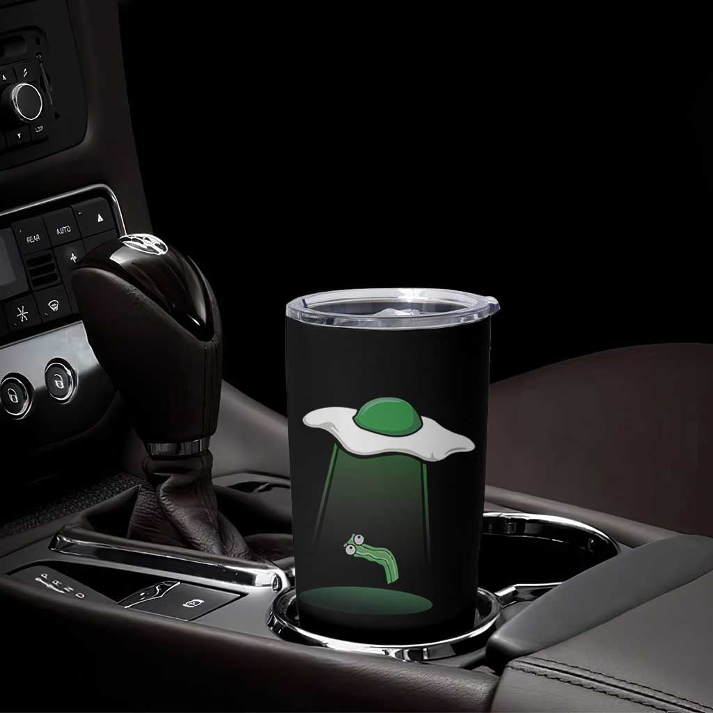 Funny Irish St Patricks Day Tumbler Cup UFO Egg Bacon Abduction Funny
