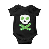 Funny St Patricks Day Baby Onesie Bacon & Eggs Skull & Crossbones