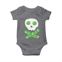 Funny St Patricks Day Baby Onesie Bacon & Eggs Skull & Crossbones