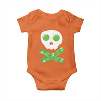 Funny St Patricks Day Baby Onesie Bacon & Eggs Skull & Crossbones