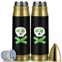 Funny St Patricks Day Bullet Tumbler Bacon & Eggs Skull & Crossbones