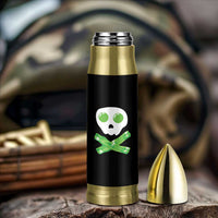 Funny St Patricks Day Bullet Tumbler Bacon & Eggs Skull & Crossbones