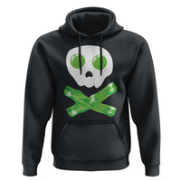 Funny St Patricks Day Hoodie Bacon & Eggs Skull & Crossbones