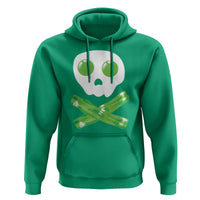 Funny St Patricks Day Hoodie Bacon & Eggs Skull & Crossbones