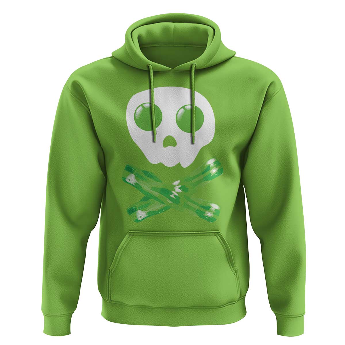 Funny St Patricks Day Hoodie Bacon & Eggs Skull & Crossbones