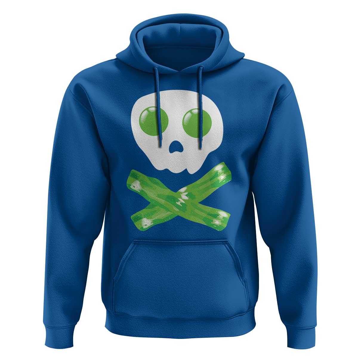 Funny St Patricks Day Hoodie Bacon & Eggs Skull & Crossbones