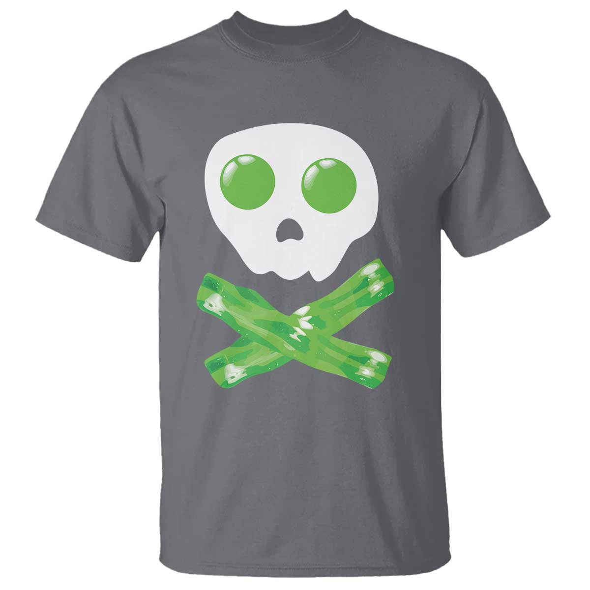 Funny St Patricks Day T Shirt Bacon & Eggs Skull & Crossbones