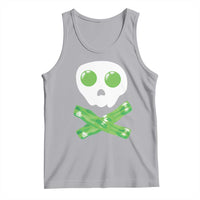 Funny St Patricks Day Tank Top Bacon & Eggs Skull & Crossbones