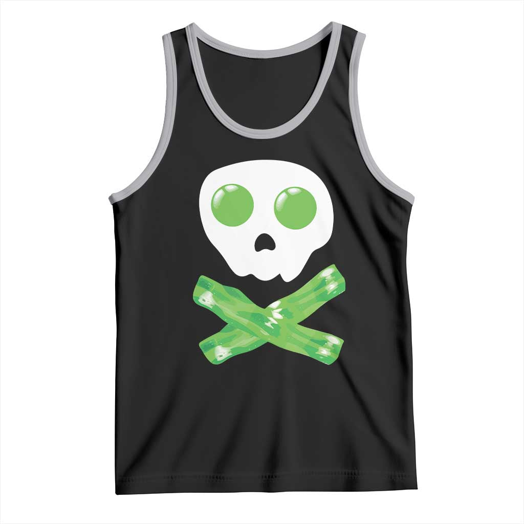 Funny St Patricks Day Tank Top Bacon & Eggs Skull & Crossbones
