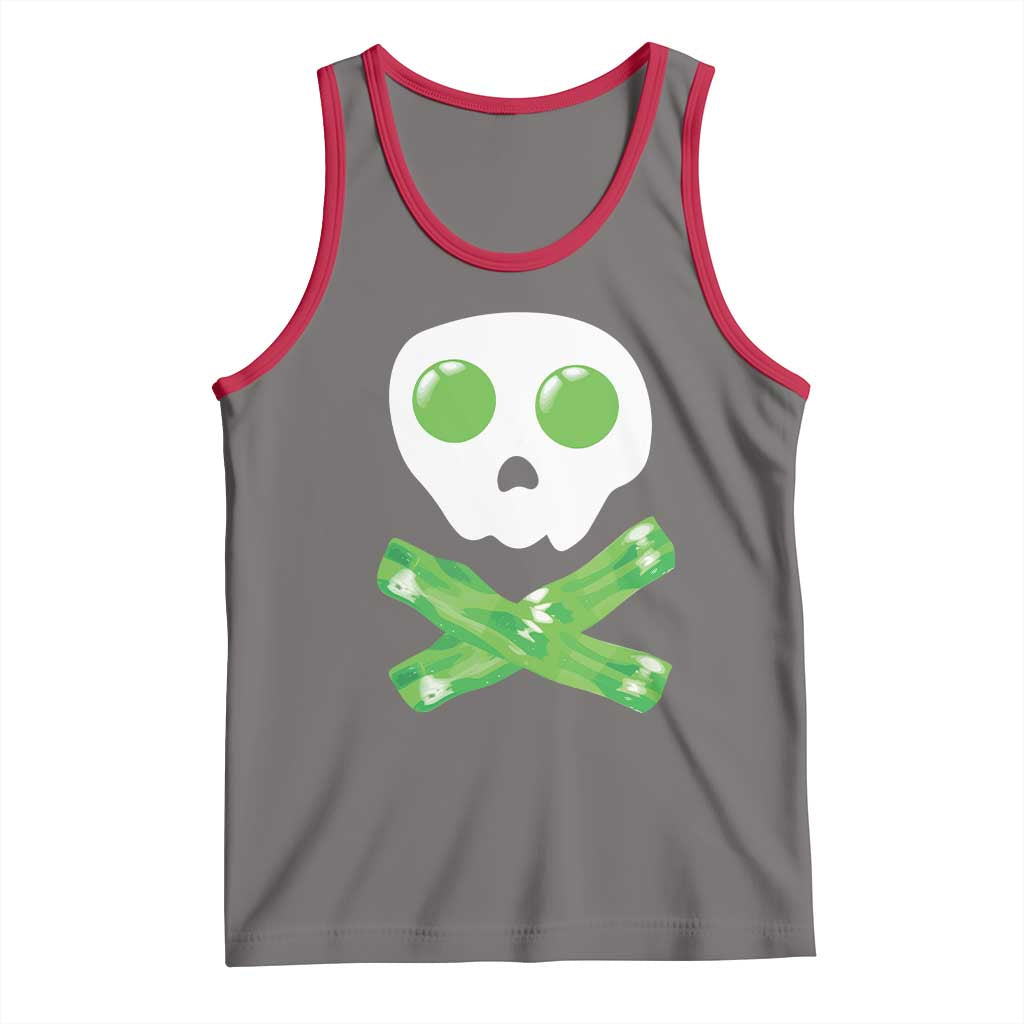 Funny St Patricks Day Tank Top Bacon & Eggs Skull & Crossbones