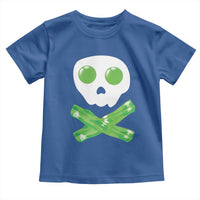 Funny St Patricks Day Toddler T Shirt Bacon & Eggs Skull & Crossbones