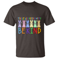 Teacher Easter T Shirt Treat All Peeps With Kindness Funny Bunny