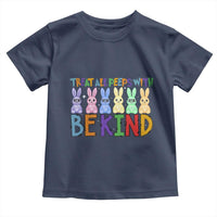 Teacher Easter Toddler T Shirt Treat All Peeps With Kindness Funny Bunny
