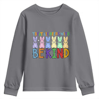 Teacher Easter Youth Sweatshirt Treat All Peeps With Kindness Funny Bunny
