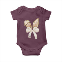 Easter Teachers Bunny Coquette Ears Baby Onesie