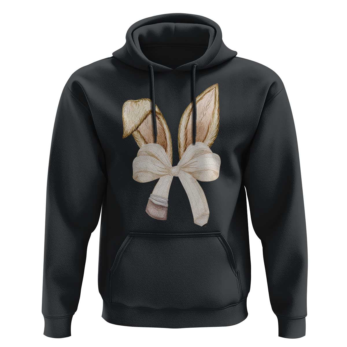 Easter Teachers Bunny Coquette Ears Hoodie
