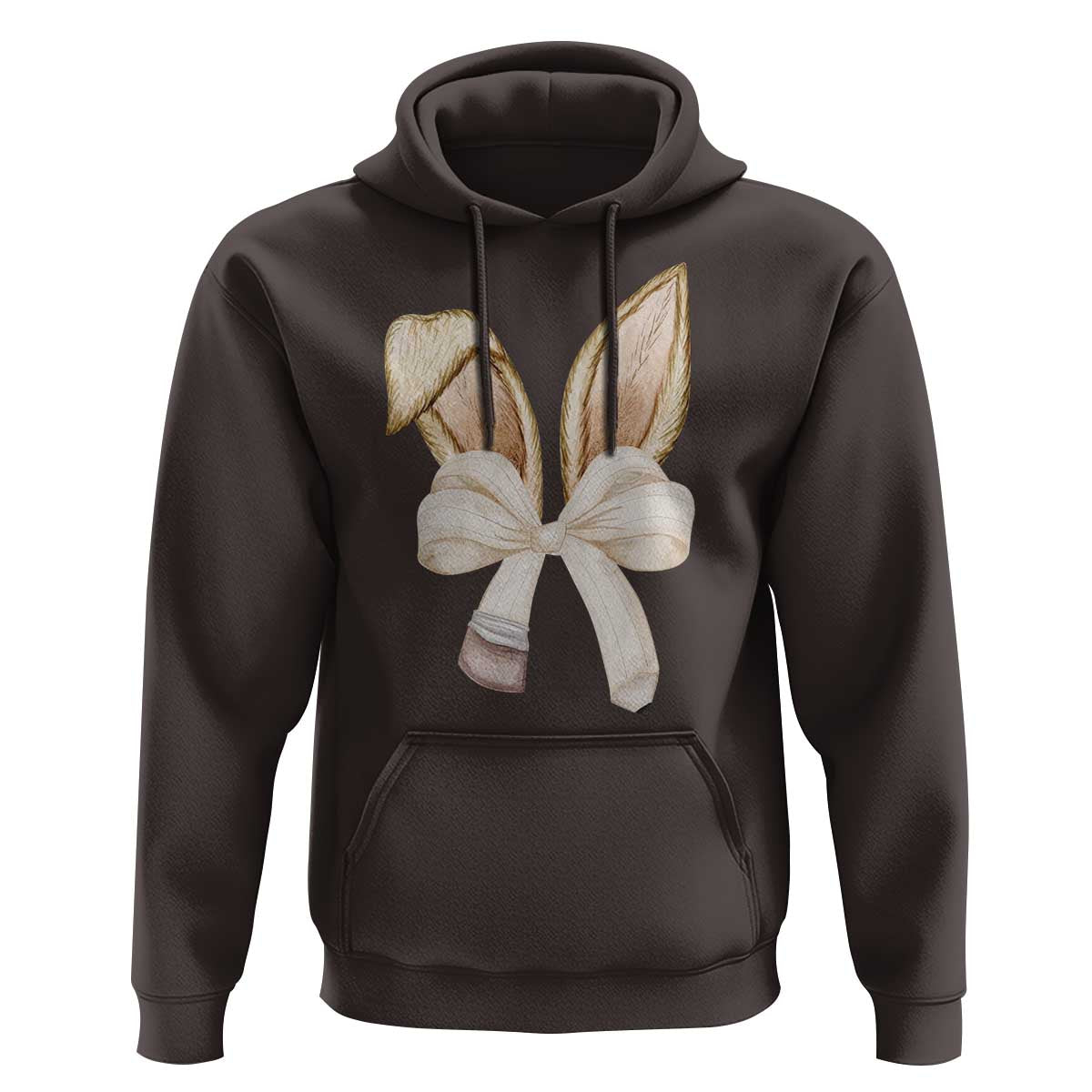 Easter Teachers Bunny Coquette Ears Hoodie