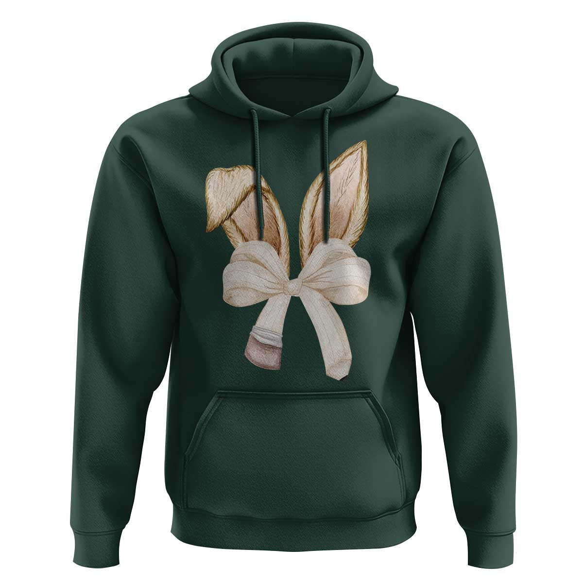 Easter Teachers Bunny Coquette Ears Hoodie